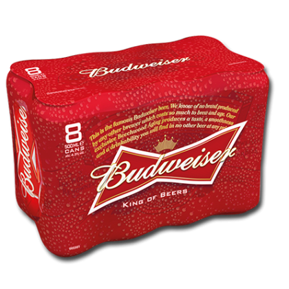 Pack de 6 Budweiser